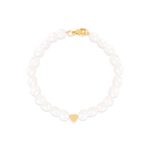 دستبند طلا و مروارید پرورشی